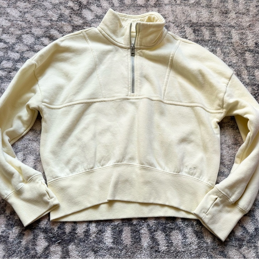 Abercrombie kids yellow sweatshirt